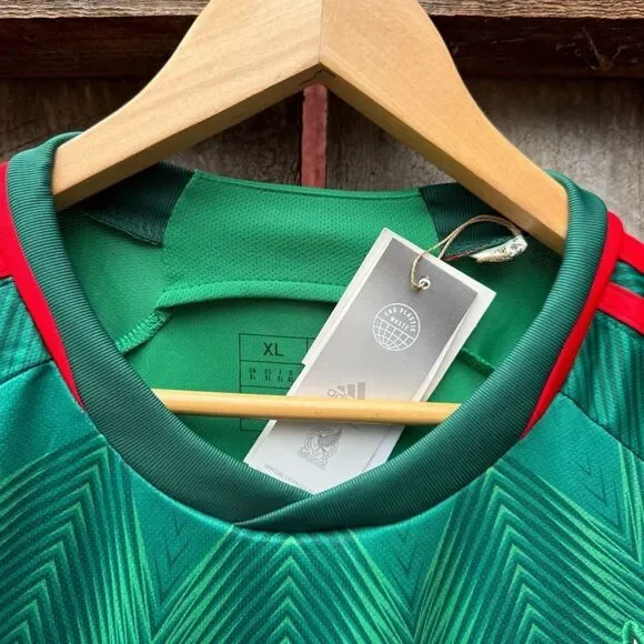 Men's XL Adidas Mexico 2022 World Cup Home Jersey - Picture 4 of 4